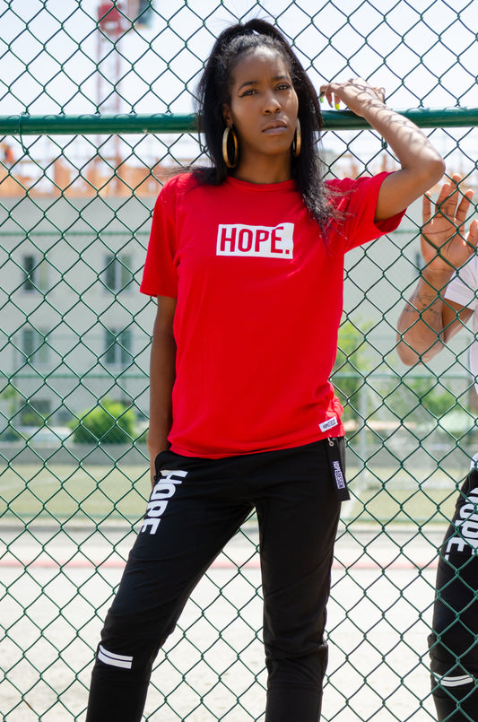 Hope Box Logo T-Shirt - Red