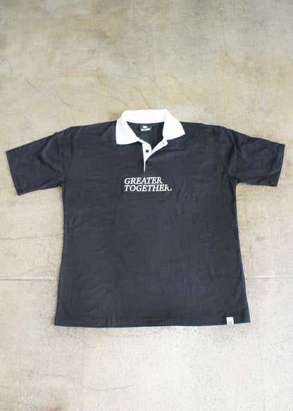 Greater Together Polo - Black