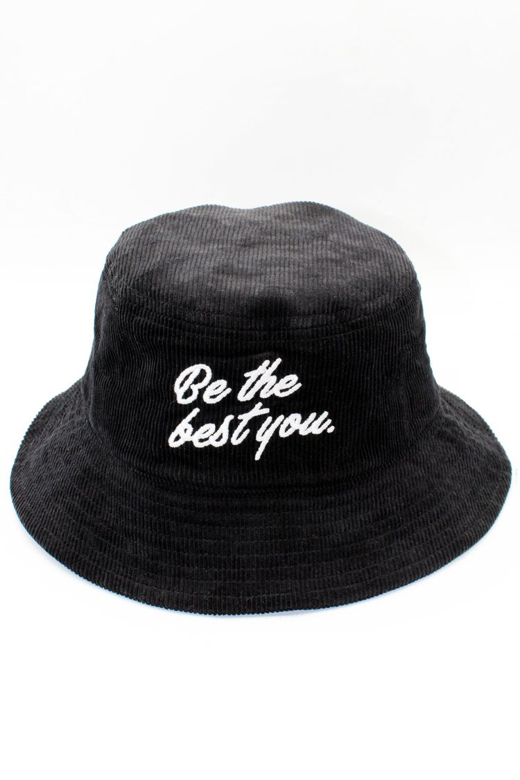 'Be The Best You' Bucket Hat - Black
