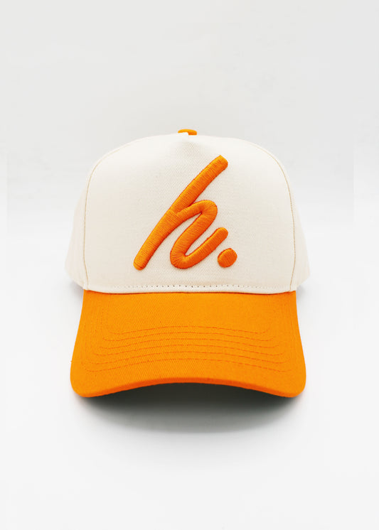 Script Logo Cap - Orange